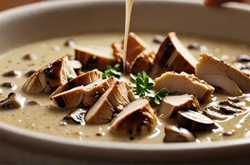 Rotisserie Chicken Mushroom Soup